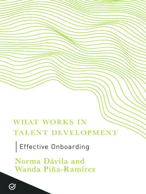 Title details for Effective Onboarding by Norma Davila - Available